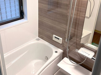 バスルームリフォーム 保温性がアップした浴室＆お掃除しやすい快適な洗面所とトイレ