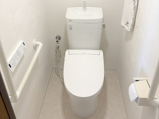 トイレリフォーム 段差解消でお掃除ロボットもスイスイ使えるレストルーム