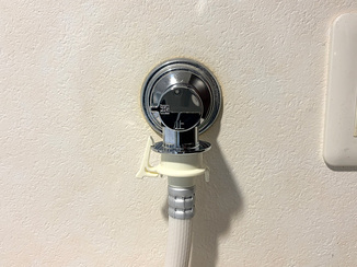 小工事 洗濯機用水栓交換